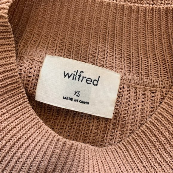 Wilfred Ribbon Sleeve Cropped Sweater - Picture 3 of 3